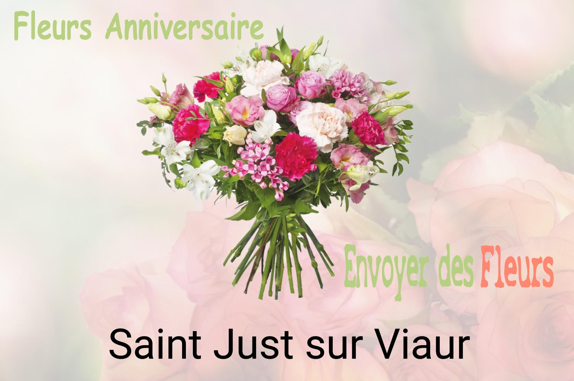 Bouquet de fleurs d’anniversaire livré à Saint-Just-sur-Viaur