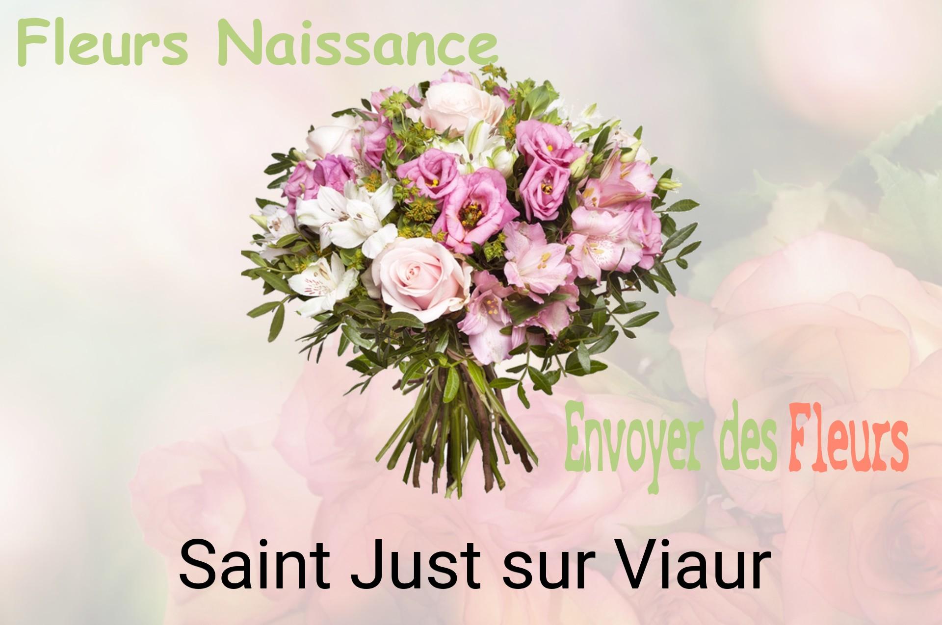 Bouquet de fleurs de naissance livré à Saint-Just-sur-Viaur